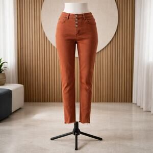 Maurices M Jeans XL Rust High Rise 4-Button Fly Stretch Denim